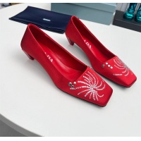 Cheap Prada High-heeled Shoes For Women #1165405 Replica Wholesale [$112.00 USD] [ITEM#1165405] on Replica Prada High-heeled Shoes