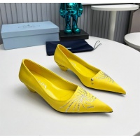 Cheap Prada High-heeled Shoes For Women #1165409 Replica Wholesale [$112.00 USD] [ITEM#1165409] on Replica Prada High-heeled Shoes