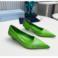 Cheap Prada High-heeled Shoes For Women #1165411 Replica Wholesale [$112.00 USD] [ITEM#1165411] on Replica Prada High-heeled Shoes