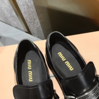 Cheap MIU MIU Leather Shoes For Women #1166930 Replica Wholesale [$118.00 USD] [ITEM#1166930] on Replica MIU MIU Leather Shoes