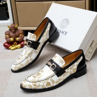 Cheap Versace Leather Shoes For Men #1172729 Replica Wholesale [$82.00 USD] [ITEM#1172729] on Replica Versace Leather Shoes