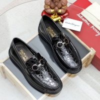 Cheap Salvatore Ferragamo Leather Shoes For Men #1172802 Replica Wholesale [$82.00 USD] [ITEM#1172802] on Replica Salvatore Ferragamo Leather Shoes
