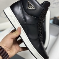 Cheap Prada High Top Shoes For Men #1172852 Replica Wholesale [$98.00 USD] [ITEM#1172852] on Replica Prada High Top Shoes