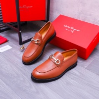 Salvatore Ferragamo Leather Shoes For Men #1173472