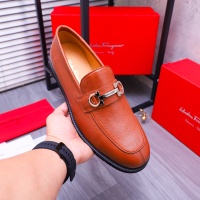Cheap Salvatore Ferragamo Leather Shoes For Men #1173472 Replica Wholesale [$96.00 USD] [ITEM#1173472] on Replica Salvatore Ferragamo Leather Shoes