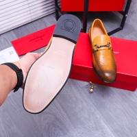 Cheap Salvatore Ferragamo Leather Shoes For Men #1173489 Replica Wholesale [$82.00 USD] [ITEM#1173489] on Replica Salvatore Ferragamo Leather Shoes