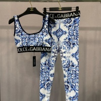 Cheap Dolce &amp; Gabbana D&amp;G Yoga Tracksuits Sleeveless For Women #1173609 Replica Wholesale [$72.00 USD] [ITEM#1173609] on Replica Dolce &amp; Gabbana D&amp;G Tracksuits