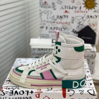 Cheap D&amp;G High Top Shoes For Women #1174082 Replica Wholesale [$96.00 USD] [ITEM#1174082] on Replica Dolce &amp; Gabbana D&amp;G High Top Shoes
