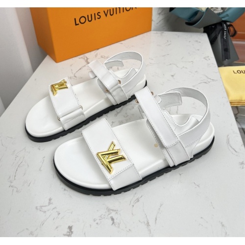 Cheap Louis Vuitton Sandal For Women #1174243 Replica Wholesale [$76.00 USD] [ITEM#1174243] on Replica Louis Vuitton Sandal