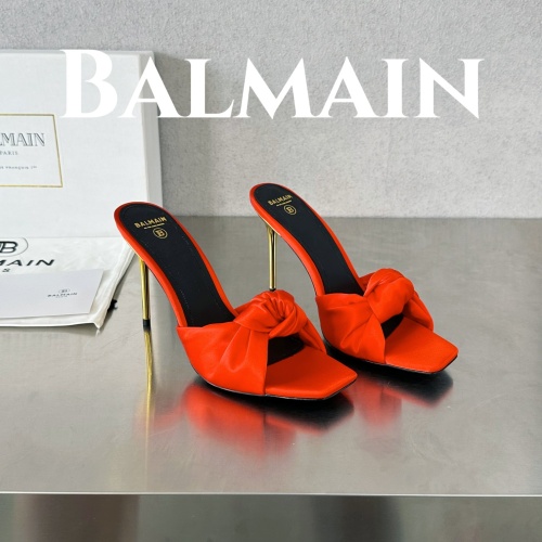 Cheap Balmain Slippers For Women #1174273 Replica Wholesale [$108.00 USD] [ITEM#1174273] on Replica Balmain Slippers