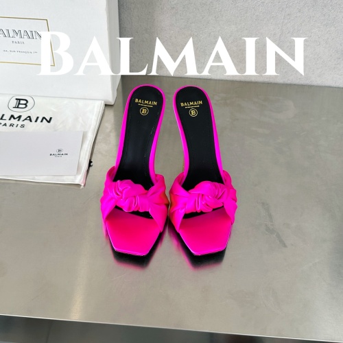 Cheap Balmain Slippers For Women #1174274 Replica Wholesale [$108.00 USD] [ITEM#1174274] on Replica Balmain Slippers