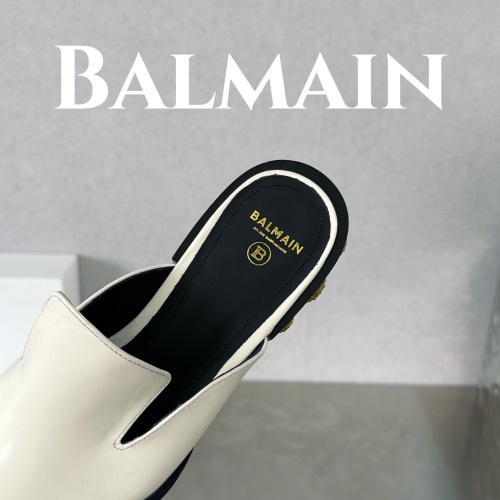 Cheap Balmain Slippers For Women #1174282 Replica Wholesale [$118.00 USD] [ITEM#1174282] on Replica Balmain Slippers