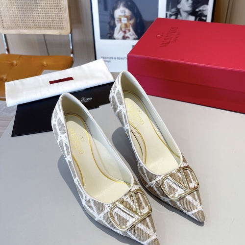 Cheap Valentino High-Heeled Shoes For Women #1174369 Replica Wholesale [$96.00 USD] [ITEM#1174369] on Replica Valentino High-Heeled Shoes