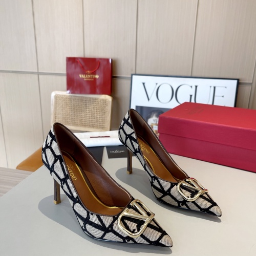 Cheap Valentino High-Heeled Shoes For Women #1174372 Replica Wholesale [$96.00 USD] [ITEM#1174372] on Replica Valentino High-Heeled Shoes