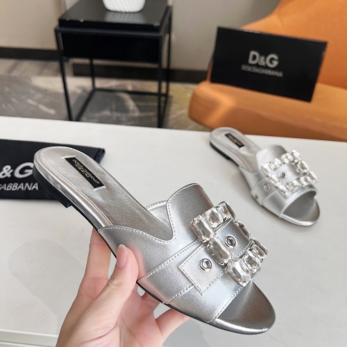 Cheap Dolce &amp; Gabbana D&amp;G Slippers For Women #1174386 Replica Wholesale [$85.00 USD] [ITEM#1174386] on Replica Dolce &amp; Gabbana D&amp;G Slippers