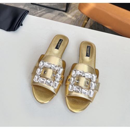 Cheap Dolce &amp; Gabbana D&amp;G Slippers For Women #1174387 Replica Wholesale [$85.00 USD] [ITEM#1174387] on Replica Dolce &amp; Gabbana D&amp;G Slippers