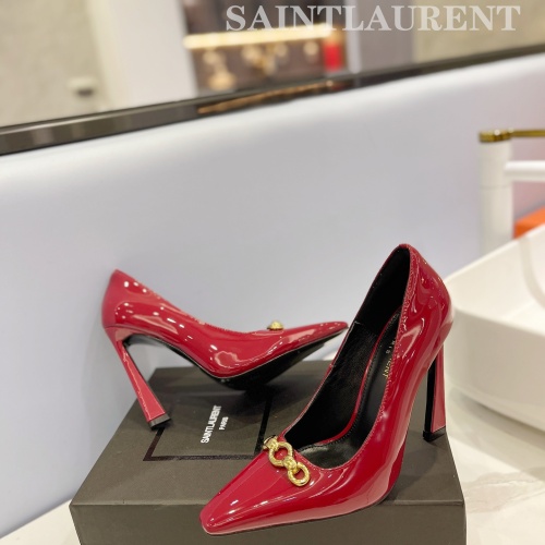 Cheap Yves Saint Laurent YSL High-Heeled Shoes For Women #1174649 Replica Wholesale [$115.00 USD] [ITEM#1174649] on Replica Yves Saint Laurent YSL High-Heeled Shoes