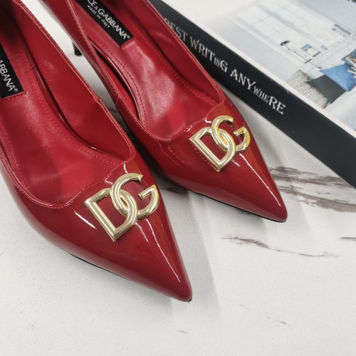 Cheap Dolce &amp; Gabbana D&amp;G High-Heeled Shoes For Women #1174804 Replica Wholesale [$130.00 USD] [ITEM#1174804] on Replica Dolce &amp; Gabbana D&amp;G High-Heeled Shoes