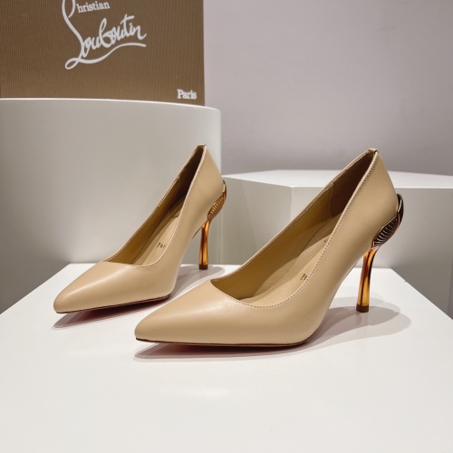Cheap Christian Louboutin High-heeled shoes For Women #1174838 Replica Wholesale [$118.00 USD] [ITEM#1174838] on Replica Christian Louboutin High-heeled shoes