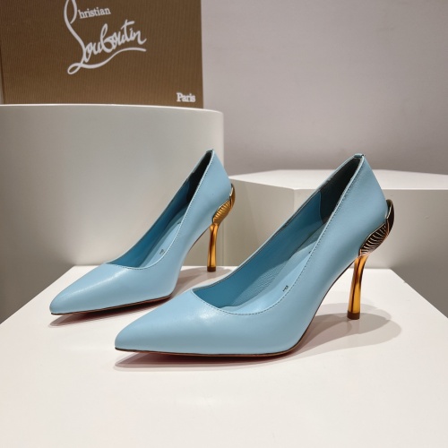 Cheap Christian Louboutin High-heeled shoes For Women #1174841 Replica Wholesale [$118.00 USD] [ITEM#1174841] on Replica Christian Louboutin High-heeled shoes