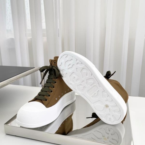Cheap Alexander McQueen High Tops Shoes For Men #1174897 Replica Wholesale [$98.00 USD] [ITEM#1174897] on Replica Alexander McQueen High Tops Shoes