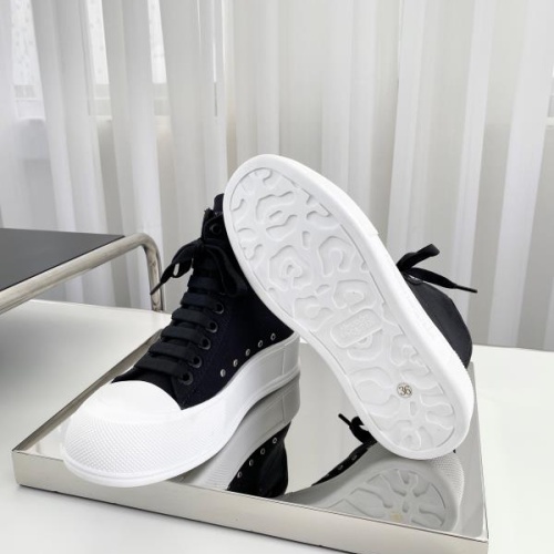 Cheap Alexander McQueen High Tops Shoes For Men #1174903 Replica Wholesale [$98.00 USD] [ITEM#1174903] on Replica Alexander McQueen High Tops Shoes