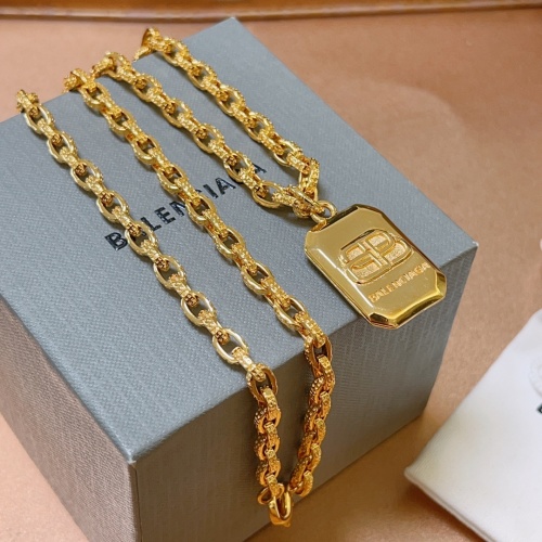 Cheap Balenciaga Necklaces #1176095 Replica Wholesale [$56.00 USD] [ITEM#1176095] on Replica Balenciaga Necklaces