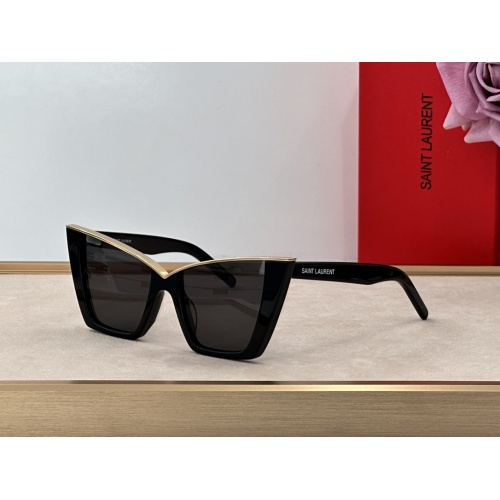 Cheap Yves Saint Laurent YSL AAA Quality Sunglasses #1176431 Replica Wholesale [$60.00 USD] [ITEM#1176431] on Replica Yves Saint Laurent YSL AAA Quality Sunglasses