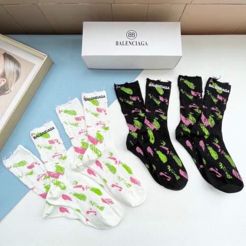 Cheap Balenciaga Socks #1176915 Replica Wholesale [$38.00 USD] [ITEM#1176915] on Replica Balenciaga Socks