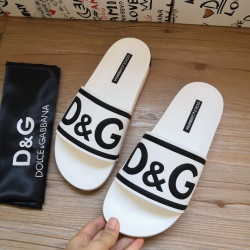 Cheap Dolce &amp; Gabbana D&amp;G Slippers For Men #1177209 Replica Wholesale [$48.00 USD] [ITEM#1177209] on Replica Dolce &amp; Gabbana D&amp;G Slippers