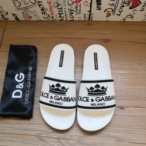 Cheap Dolce &amp; Gabbana D&amp;G Slippers For Men #1177213 Replica Wholesale [$48.00 USD] [ITEM#1177213] on Replica Dolce &amp; Gabbana D&amp;G Slippers