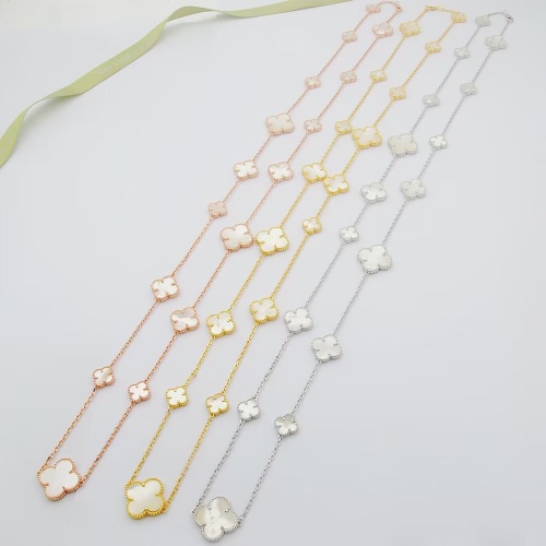 Cheap Van Cleef &amp; Arpels Necklaces For Women #1177562 Replica Wholesale [$60.00 USD] [ITEM#1177562] on Replica Van Cleef &amp; Arpels Necklaces