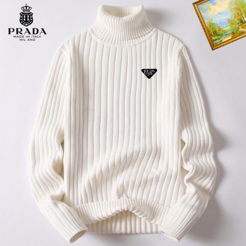 Cheap Prada Sweater Long Sleeved For Men #1177644 Replica Wholesale [$40.00 USD] [ITEM#1177644] on Replica Prada Sweater
