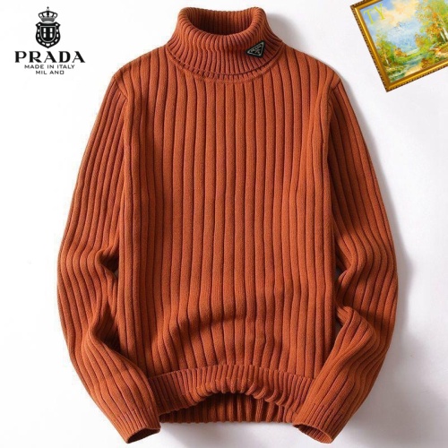 Cheap Prada Sweater Long Sleeved For Men #1177650 Replica Wholesale [$40.00 USD] [ITEM#1177650] on Replica Prada Sweater