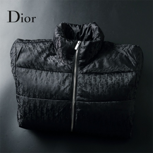 Cheap Christian Dior Down Feather Coat Long Sleeved For Men #1177798 Replica Wholesale [$128.00 USD] [ITEM#1177798] on Replica Christian Dior Down Feather Coat