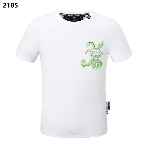 Cheap Philipp Plein PP T-Shirts Short Sleeved For Men #1177837 Replica Wholesale [$27.00 USD] [ITEM#1177837] on Replica Philipp Plein PP T-Shirts