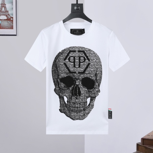 Cheap Philipp Plein PP T-Shirts Short Sleeved For Men #1177845 Replica Wholesale [$27.00 USD] [ITEM#1177845] on Replica Philipp Plein PP T-Shirts