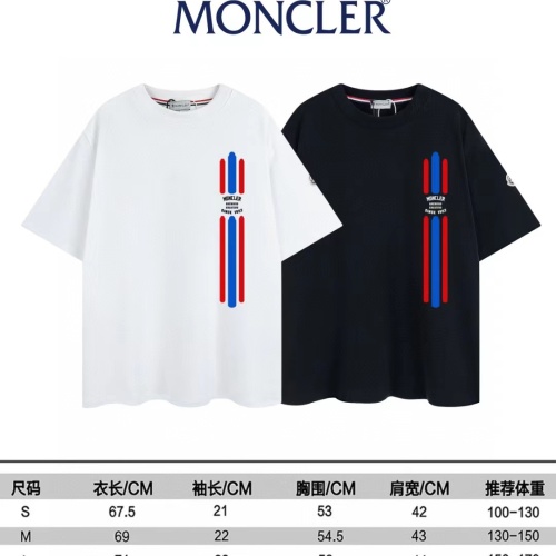 Cheap Moncler T-Shirts Short Sleeved For Unisex #1177908 Replica Wholesale [$40.00 USD] [ITEM#1177908] on Replica Moncler T-Shirts