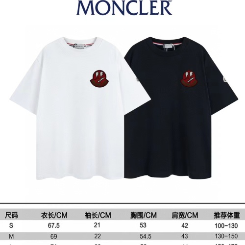 Cheap Moncler T-Shirts Short Sleeved For Unisex #1177924 Replica Wholesale [$40.00 USD] [ITEM#1177924] on Replica Moncler T-Shirts