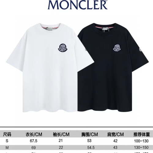 Cheap Moncler T-Shirts Short Sleeved For Unisex #1177936 Replica Wholesale [$40.00 USD] [ITEM#1177936] on Replica Moncler T-Shirts