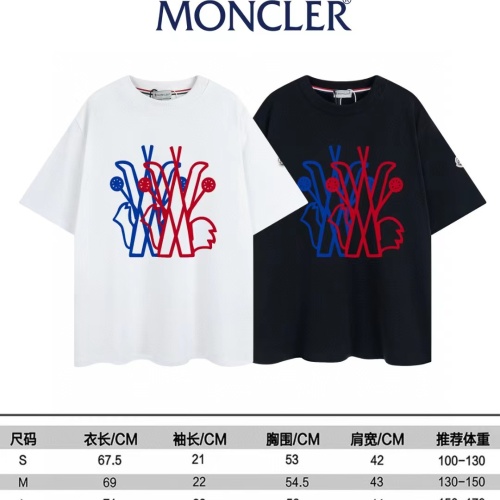 Cheap Moncler T-Shirts Short Sleeved For Unisex #1177941 Replica Wholesale [$40.00 USD] [ITEM#1177941] on Replica Moncler T-Shirts