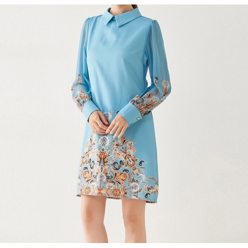 Cheap Hermes Dresses Long Sleeved For Women #1177951 Replica Wholesale [$60.00 USD] [ITEM#1177951] on Replica Hermes Dresses