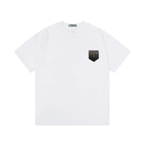 Cheap Prada T-Shirts Short Sleeved For Unisex #1177956 Replica Wholesale [$34.00 USD] [ITEM#1177956] on Replica Prada T-Shirts