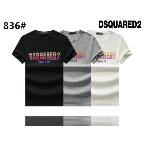 Cheap Dsquared T-Shirts Short Sleeved For Men #1178090 Replica Wholesale [$23.00 USD] [ITEM#1178090] on Replica Dsquared T-Shirts
