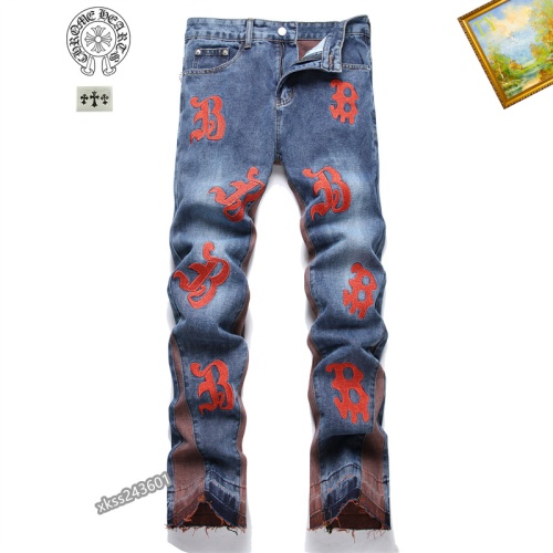 Cheap Chrome Hearts Jeans For Men #1178165 Replica Wholesale [$48.00 USD] [ITEM#1178165] on Replica Chrome Hearts Jeans