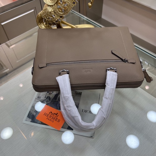 Cheap Hermes AAA Man Handbags #1178368 Replica Wholesale [$150.00 USD] [ITEM#1178368] on Replica Hermes AAA Man Handbags