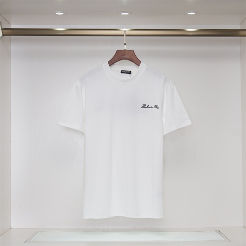 Cheap Balmain T-Shirts Short Sleeved For Unisex #1178376 Replica Wholesale [$32.00 USD] [ITEM#1178376] on Replica Balmain T-Shirts
