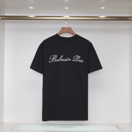 Cheap Balmain T-Shirts Short Sleeved For Unisex #1178377 Replica Wholesale [$32.00 USD] [ITEM#1178377] on Replica Balmain T-Shirts