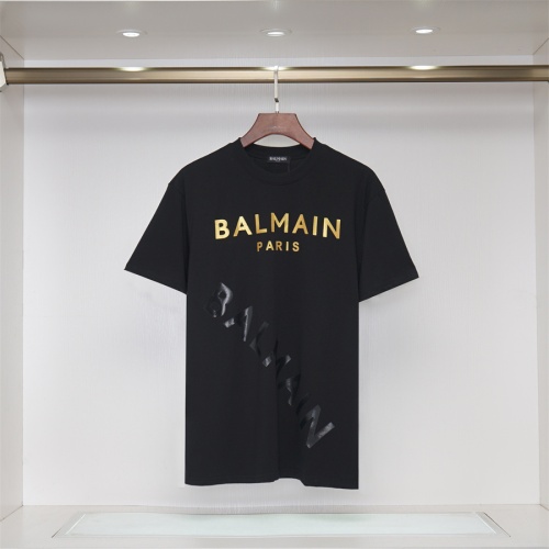 Cheap Balmain T-Shirts Short Sleeved For Unisex #1178379 Replica Wholesale [$32.00 USD] [ITEM#1178379] on Replica Balmain T-Shirts