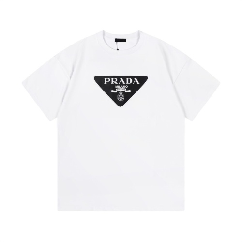 Cheap Prada T-Shirts Short Sleeved For Unisex #1178533 Replica Wholesale [$42.00 USD] [ITEM#1178533] on Replica Prada T-Shirts